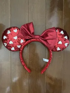 ミニーマウス　スパンコールカチューシャ