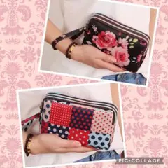 キャンパス クラッチバッグ 2個セット