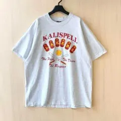 90s USA製古着　ヴィンテージ　野球チームロゴTシャツ　グラフィック　霜降り