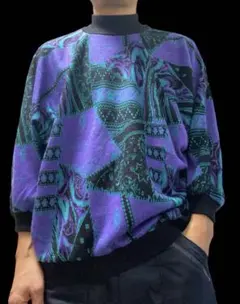 ヨ*U様 90s USA製 CRICKET LANE アクリルニット　y2k g