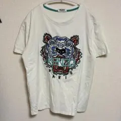 KENZO トラ刺繍 Tシャツ M ブラック 黒
