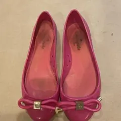kate spade NEW YORK ラバー フラットシューズ ピンクのサムネイル