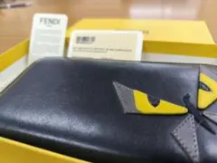 FENDI 長財布 バタフライ モンスター バグズアイ フェンディ 美品