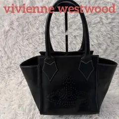 【超希少】ヴィヴィアンウエストウッド ハンドバッグ レザー オーブ ブラック