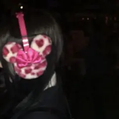 ディズニー　ヒョウ柄　イヤーマフ