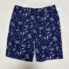 新品タグ付き✨メンズ　ストレッチチノ　アロハ　ハーフパンツ　L