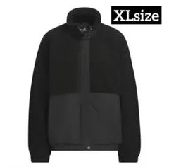 adidas ワーディング ボア ルーズフィット ジャケットブラック