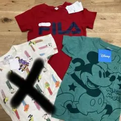 新品未使用　フィラ　ミッキー　Tシャツ　100