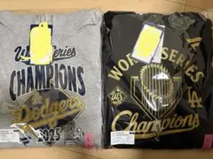 2025ドジャースワールドシリーズ優勝パレード商品 グレイ ブラック L