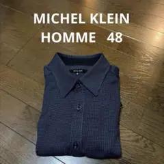 ミシェルクラン　MICHEL KLEIN HOMME 長袖シャツ ネイビー 48のサムネイル