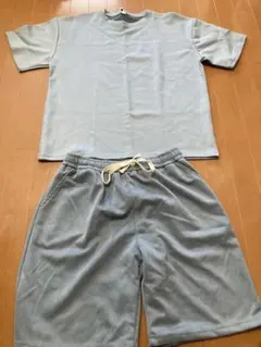 【新品未使用】　ルームウェア　パジャマ　セット　XL ライトブルー　ユニセックス