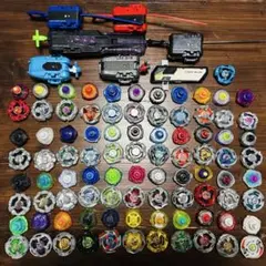 ✨ベイブレード大量110個まとめ売り　レア有 引退品　ウィザードロッド ✨ベイブレード大量110個まとめ売り レア有 引退品 ウィザードロッド