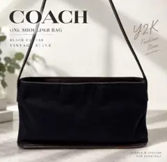 Y2K COACH Vintage Canvas Shoulder Bag