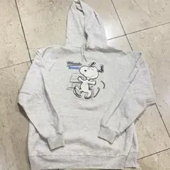 sh1857 スヌーピー グレー パーカー Lサイズ JERZEES