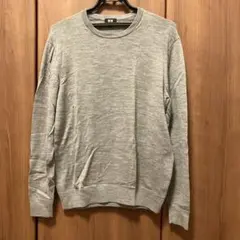 UNIQLO グレー クルーネックセーター M