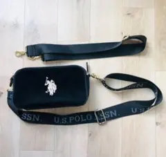 U.S. POLO ASSN. コーデュロイショルダーバッグ