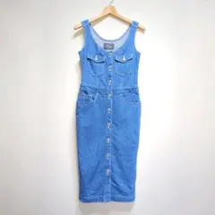 ★日本製 R.H. Vintage ストレッチ デニム ジャンパースカートのサムネイル