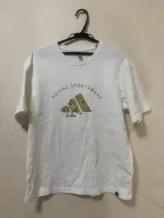 adidas スポーツウェア Tシャツ ホワイト