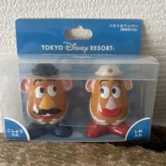 【新品未使用】ミスター・ポテトヘッド　ミセス・ポテトヘッド　塩&こしょう入れのサムネイル