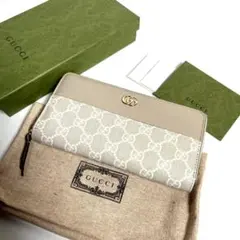 【新品未使用・付属品完備✨】グッチ 長財布 マーモント GG ダブルG
