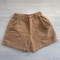 アプレレクール　コーデュロイ　ショートパンツ　ベージュ