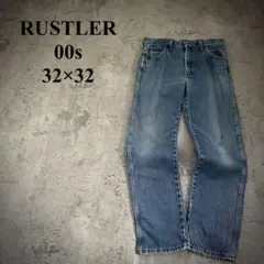 00s【RUSTLER】ラスラー（32×32）ストレートデニム＊インディゴのサムネイル