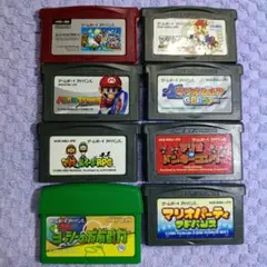 スーパーマリオ ８本セット フラッシュメモリ まとめ売り アドバンス GBA