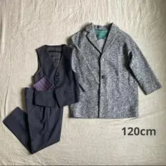 【美品】COMME CA ANGEL フォーマルスーツ 4点セット 120㎝