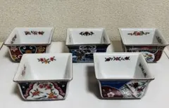 【ガシュ様専用】有田焼/古伊万里花柄陶器5個セット