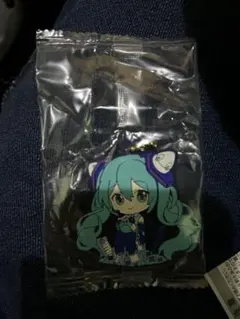 初音ミク　ガンダム　スペシャルラバーマスコット ダブルオーガンダム