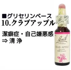 10.クラブアップル（10ml）ノルアルコールフラワーエッセンス Nelson社のサムネイル
