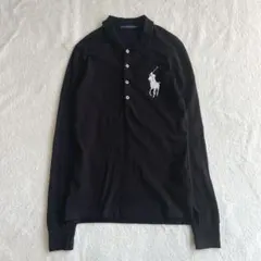 たっちゃん様。美品 ラルフローレン ビッグポニー ロゴ刺繍 鹿の子 長袖