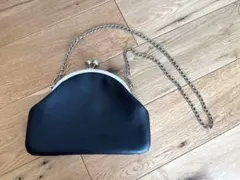 がま口　ショルダーバッグ