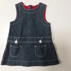 【baby GAP】デニムジャンパースカート 女の子 70