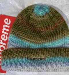 Supreme モヘア ビーニー ニット帽 グラデーション - メルカリ