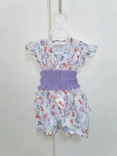 美品★70cm 【petit main】ベビー浴衣甚平＋【PUPO】肌着のセット