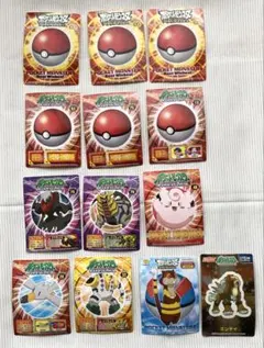 ポケモン　丸美屋　ニッスイ　シール　ダイヤモンド&パール、ベストウィッシュ