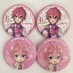 すとぷり　さとみくん　缶バッジ　2種4個セット