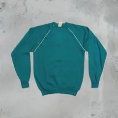 70s vintage USA製 TULTEX Vネック スウェット ラグラン