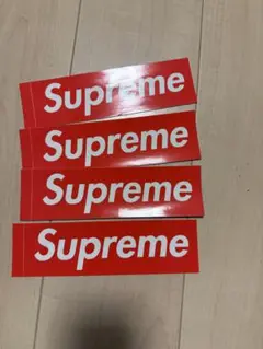 Supreme ロゴステッカー 4枚セット