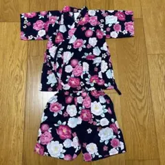 甚平 花柄 110センチ
