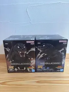 東宝怪獣シリーズ 鎮座獣 EX ゴジラ 2001 フィギュア 2種セット