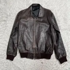 ヴィンテージ　A-2 レザージャケット　ダークブラウン　LL