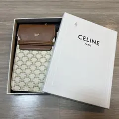 CELINE スマホショルダーバッグ　フォンポーチ　トリオンフのサムネイル
