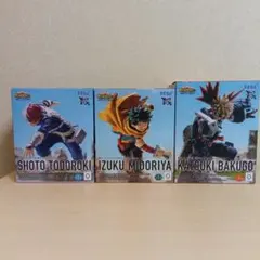 僕のヒーローアカデミア XrossLink 緑谷出久 爆豪勝己 轟焦凍 3個