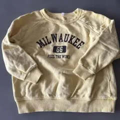 COCA コカ　MILWAUKEE トレーナー サイズ110 イエロー