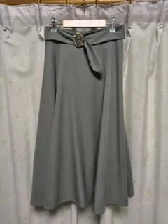 アンアナザーアンジェラス　フレアスカート ウエストリボン付き