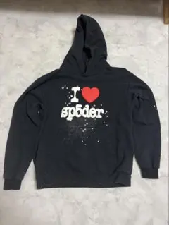 希少】sp5der スパイダー レザーパンツ 34 ブルー 美品 カウレザー 