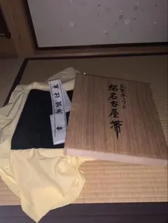 【新品】爪掻本つづれ　絽名古屋帯　桐箱入りのサムネイル