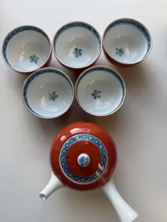 【新品】急須と茶碗5個セット